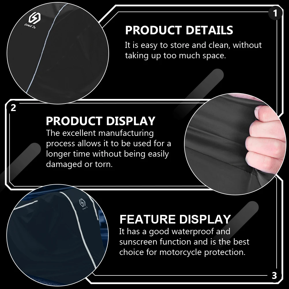 

1Pc Motorcycle Cover Waterproof Motorcycle Electromobile Rainproof Dustproof Cover Motorcycle Jersey Electric Vehicle Sunshade