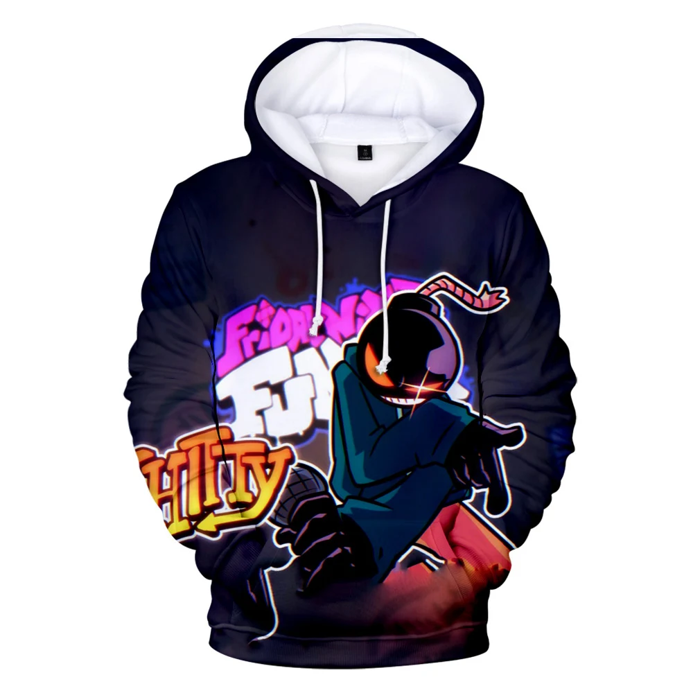 

Friday Night Funkin Hoodie 3D Sweatshirt Long Sleeve Women Men's Tracksuit Harajuku Streetwear 2021 Video Game Clothes Plus Size