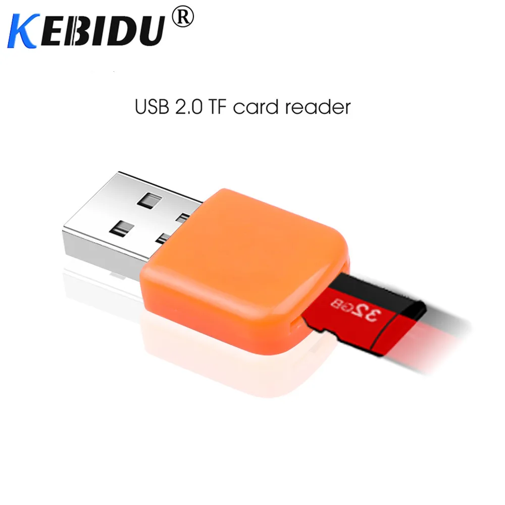 Портативный кардридер Kebidu USB 2 0 устройство для чтения карт памяти Micro SD Flash TF