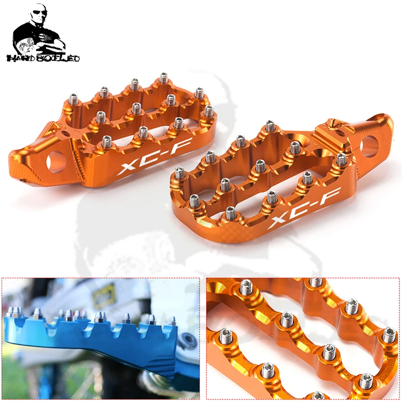 

Для KTM 250-450 XC-F 2016 2017 2018 2019 2020 250 350 450 XCF XC F мотоцикла CNC педаль для ног XCF 350XCF 450XCF