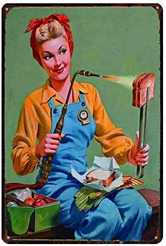 

Nonbrand Aluminum Sign for Wall Decor,12" x 8",Midwife Pub Garage Diner Cafe Home Wall Vintage Metal Sign Wall Decor