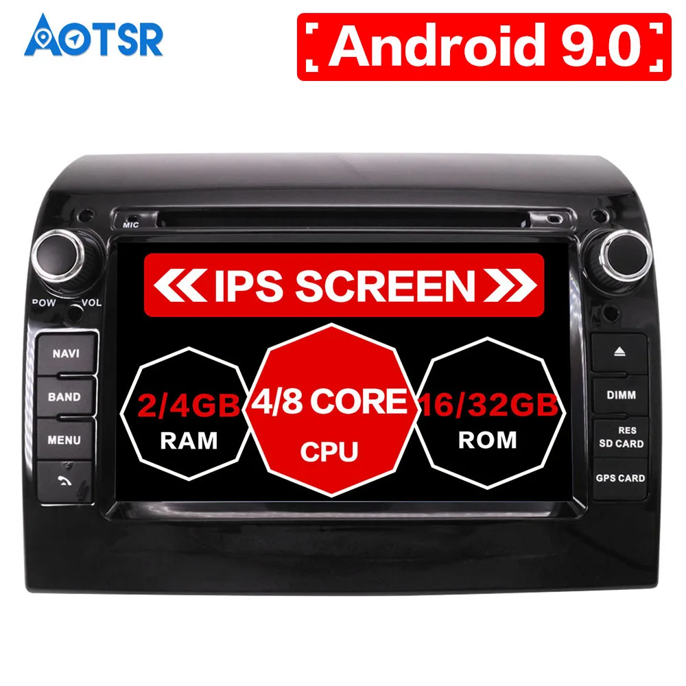 

Newest Android 9.1 Car DVD Player GPS Navi For Fiat Ducato 2008-2015 CITROEN Jumper PEUGEOT Boxer Auto Radio Multimedia Stereo