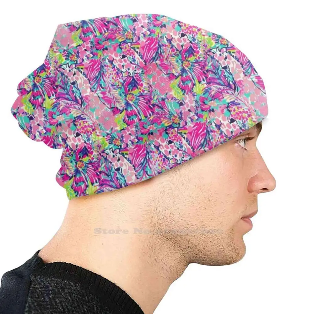 Фото Преппи маска Skullies & вязаные шапки для осенне-зимнего сезона теплая шляпа Lilly South преппи Lilly №3