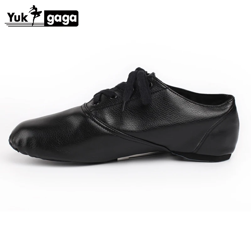Кроссовки из натуральной кожи для джазовых танцев мягкая обувь унисекс