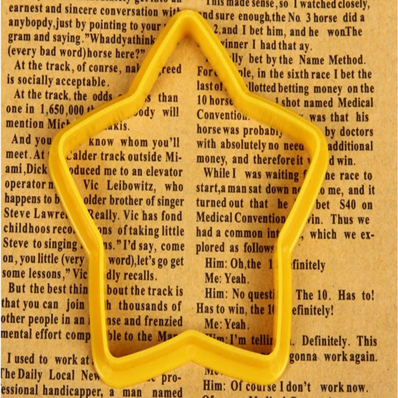 6 шт./компл. Рождественская елка для нарезки печенья в виде звезд Форма Fondant