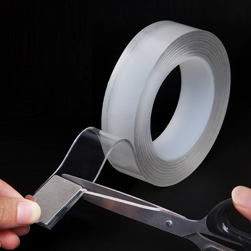 Автомобильные наклейки двусторонняя клейкая нано лента моющаяся съемная клей