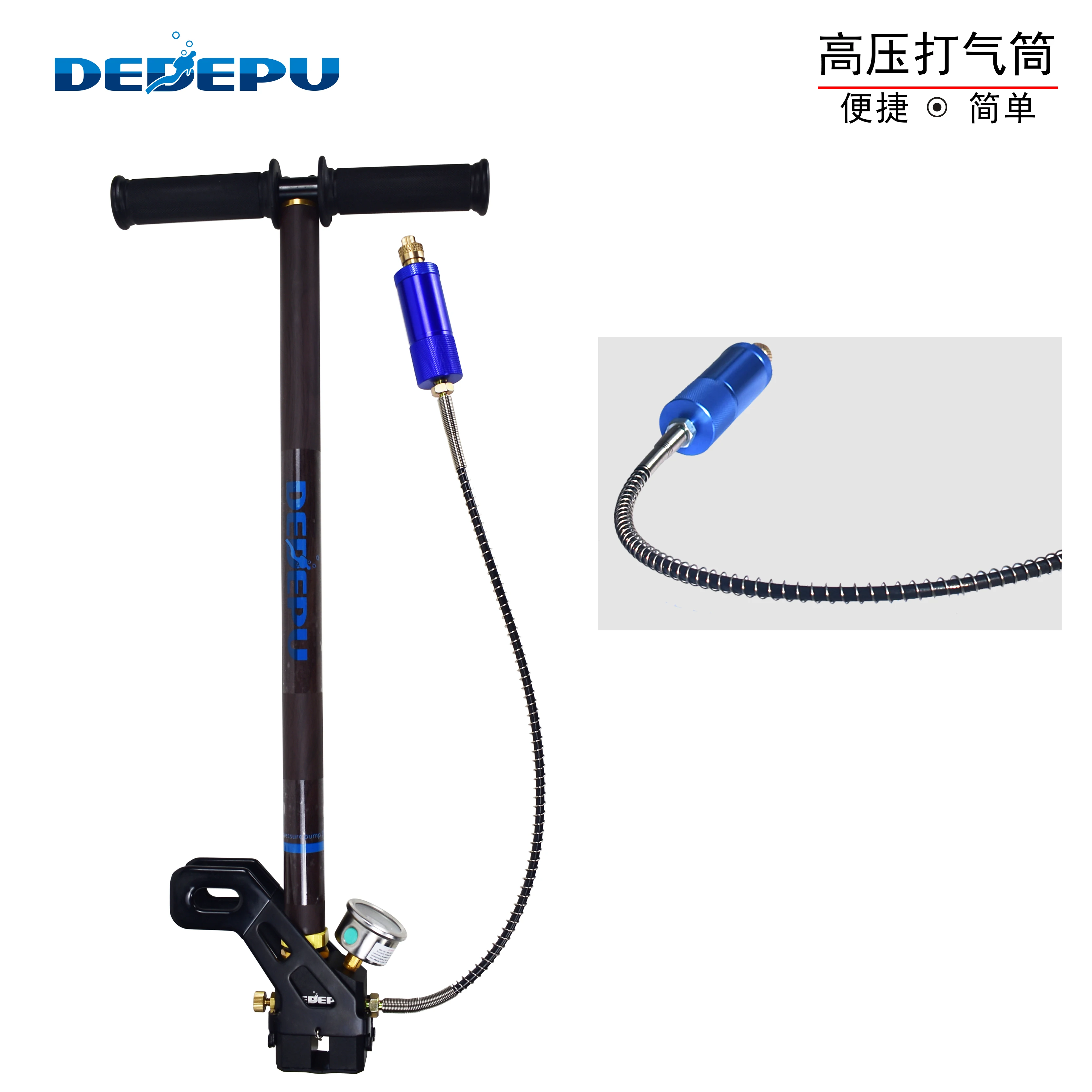 DEDEPU цилиндр для подводного плавания кислородный бак мини компрессор 30Mpa Высокого