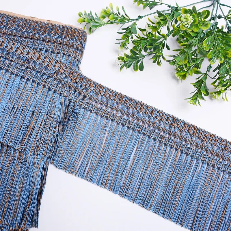 Длинная лента из полиэстера с бахромой и кисточками 11 м 12 см|Кисти бахрома| |