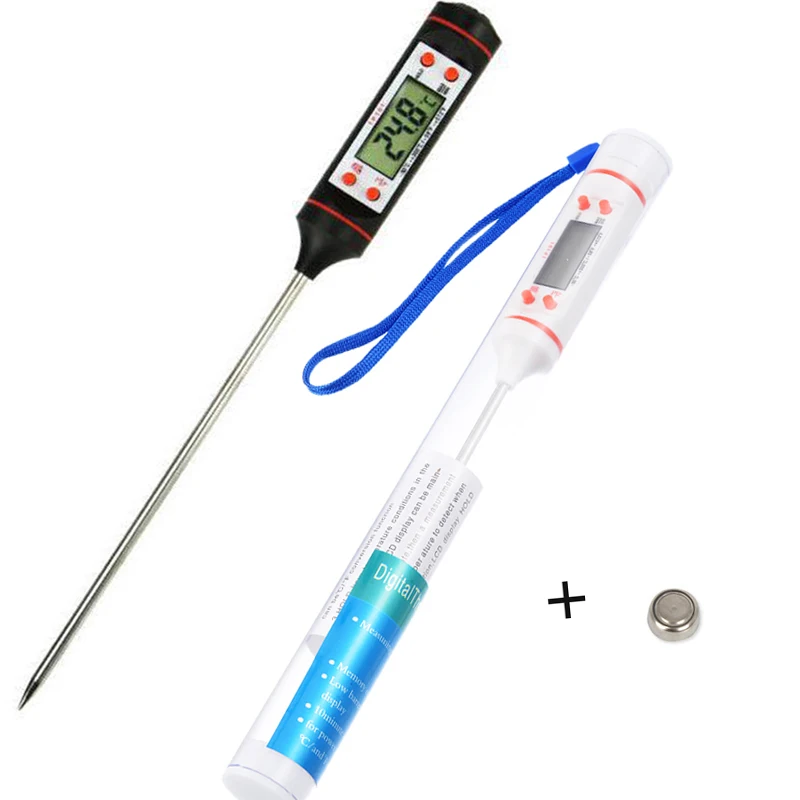 

Thermometer Instrument Electronic Digital Kitchen Cooking Food Probe Meat Water Milk Meat Thermometer Wireless Kitchen BBQ Tools