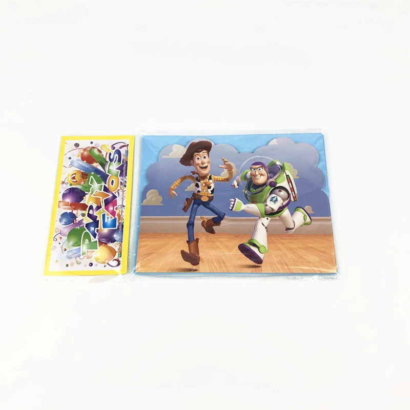 6 шт. карты + открытка История игрушек принцесса розовые вечерние Пригласительные