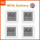 Термометр XIAOMI Mijia, 4 шт., совместимый с Bluetooth, беспроводной умный электрический цифровой гигрометр, термометр, работа с приложением Mijia