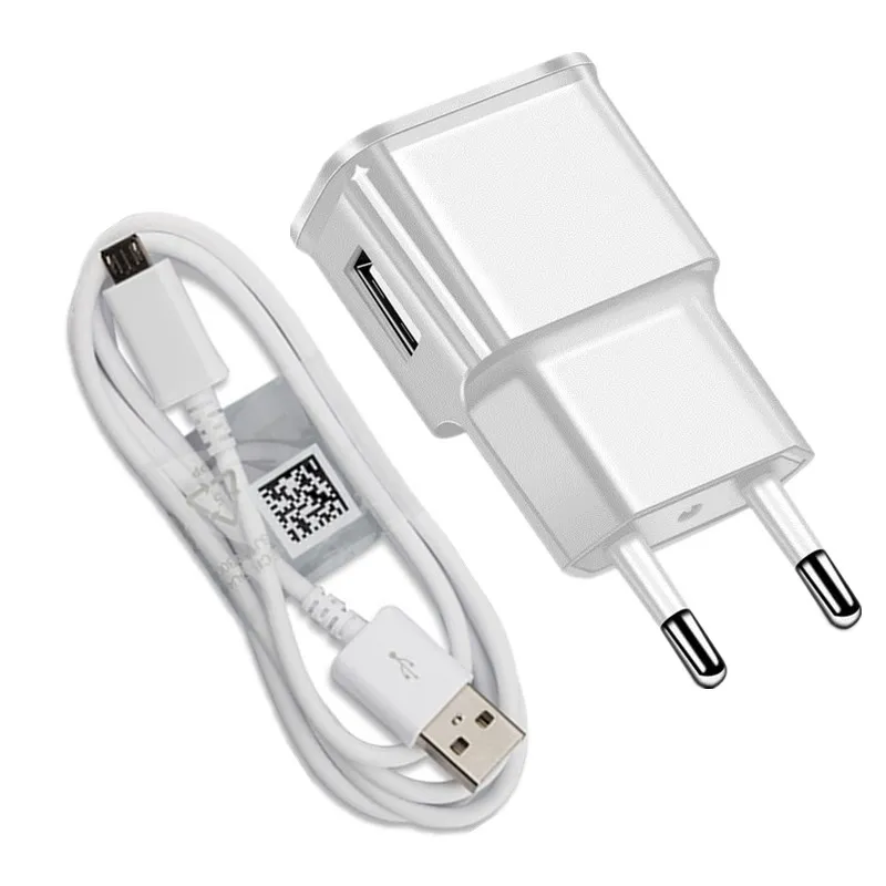 Кабель Micro USB + зарядное устройство для путешествий EU/US Huawei Y6p Y7p Y8s Samsung Galaxy S4 S6 S7 Edge