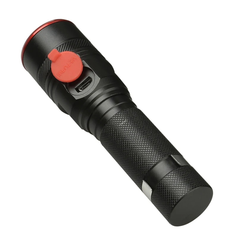 Дропшиппинг XM L T6 Светодиодный фонарик Usb Перезаряжаемый аккумулятор 18650 3 режима