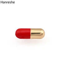 hanreshe 4colors enamel pill capsule brooch badge medical pharmacy jewelry accessories for doctors and nurses student gifts