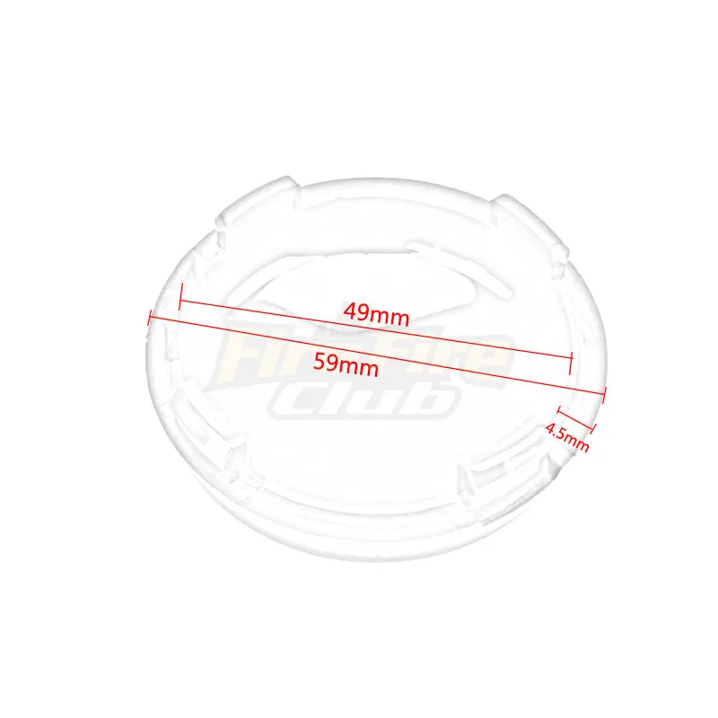 4 шт./компл. Мотоцикл Дым поворота светильник крышка объектива с янтарем лампы для