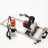 electricity circular saw trimmer machine edge guide positioning cutting board tool woodworking router circle milling tool