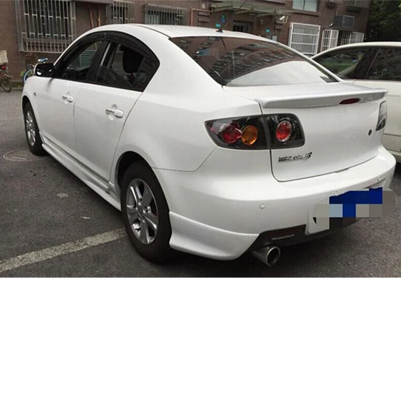Спойлер для Mazda 3 2005 2013 высококачественный материал ABS заднее крыло автомобиля