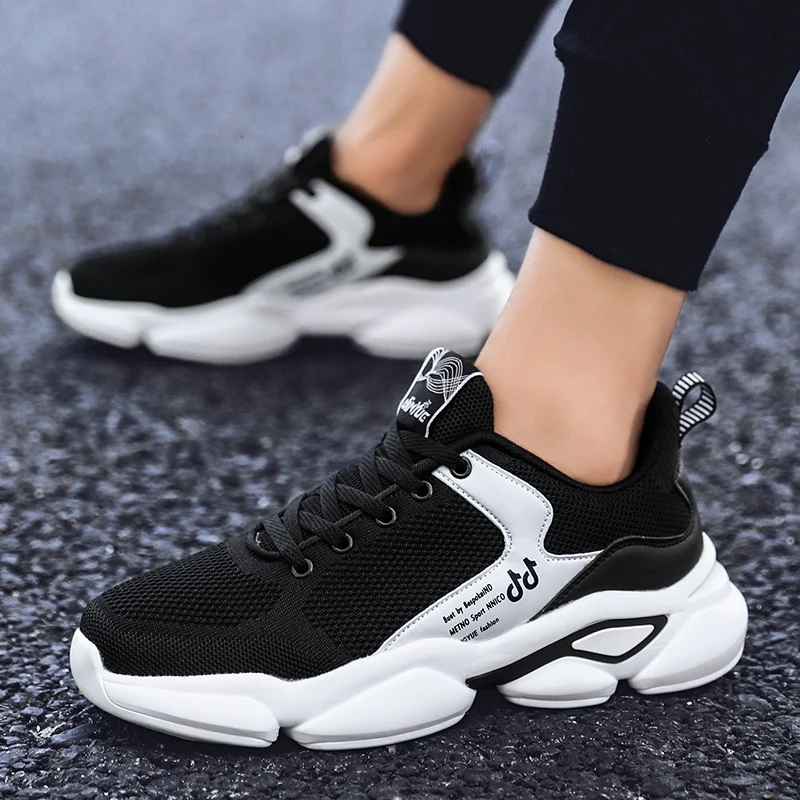 

2019 Men Casual Shoes Fashion Breathable Men Shoes Brand Outdoor Men Sneakers Leisure Footwear Lace-up Zapatillas Hombre