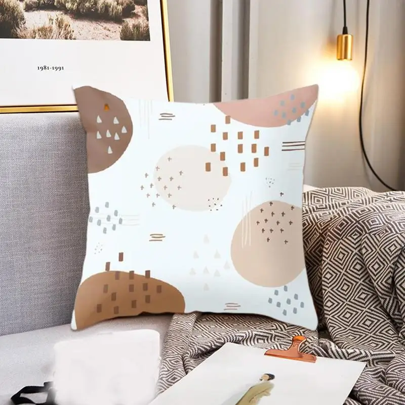 

Modern Minimalist Abstract Printing Room Soft Bed Family Home Sofa 45x45cm Pillow Cover Cushion Soft Decor Pillowcase Decor H5D0