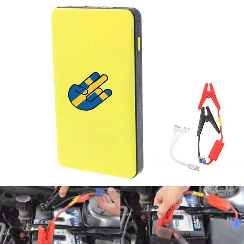 Portable 12V Car Battery Jump Starter Engine Power Bank Starting Up To 2.0L Start Funny Reflective Creative PALESTINE Flag | Автомобили и