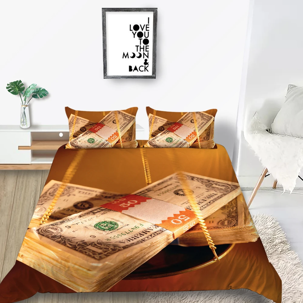 Весы Постельное белье денег горячая Распродажа Винтаж 3D пододеяльник творческая