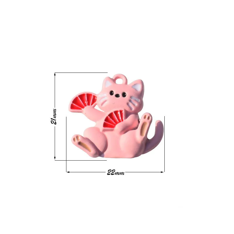 Новинка 40 шт./лот цветной распылитель животные мультфильм счастливая кошка Форма