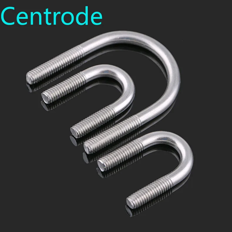 

304 stainless steel U-bolt U-screw U-pipe clamp U-bolt saddle hoop M6-M12 1PCS