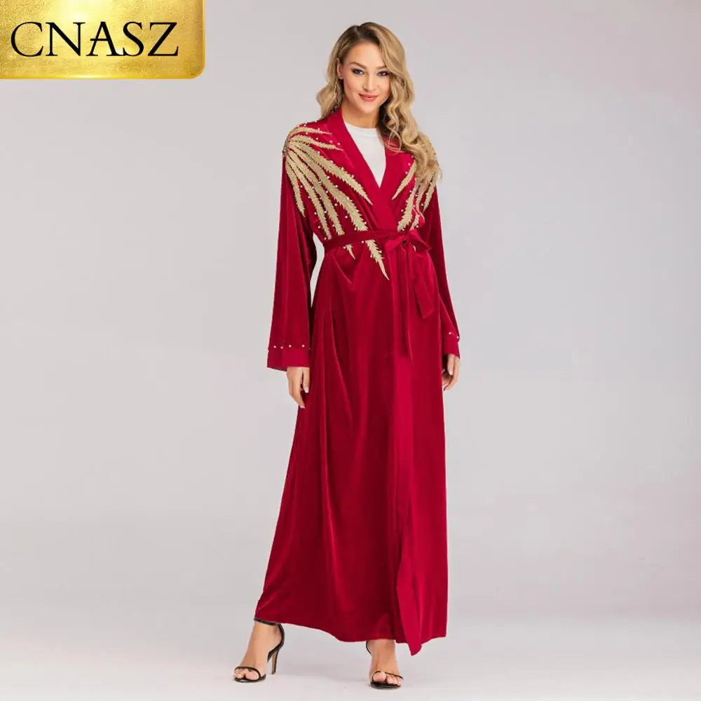 Мусульманские платья Абайи мусульманские в мусульманском стиле рамадане Дубай