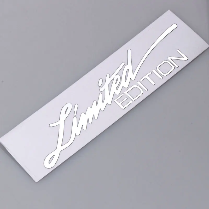 

Эмблема LIMITED EDITION, 3D металлическая никелевая наклейка на окно автомобиля, мотоцикл, мобильный телефон, ноутбук, автомобильные украшения, наклейки