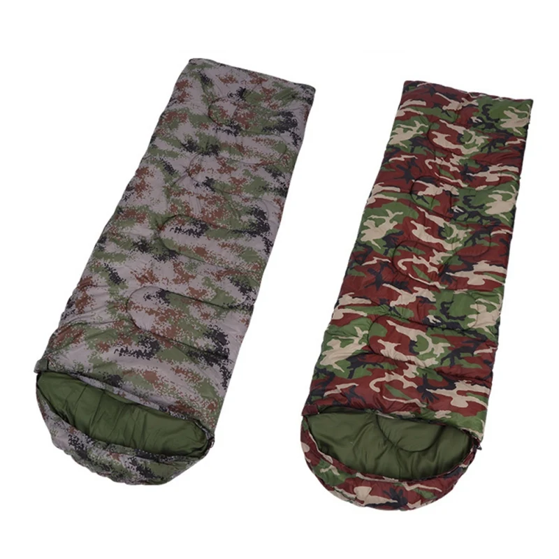 Ультра светильник кемпинг спальный мешок 400g армейская Военная камуфляжная сумка
