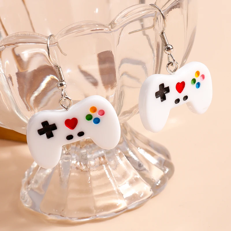 

Funny Game Console Drop Earrings for Women Cute Dangles Earrings Creative Jewelry for Girls Party Gift
