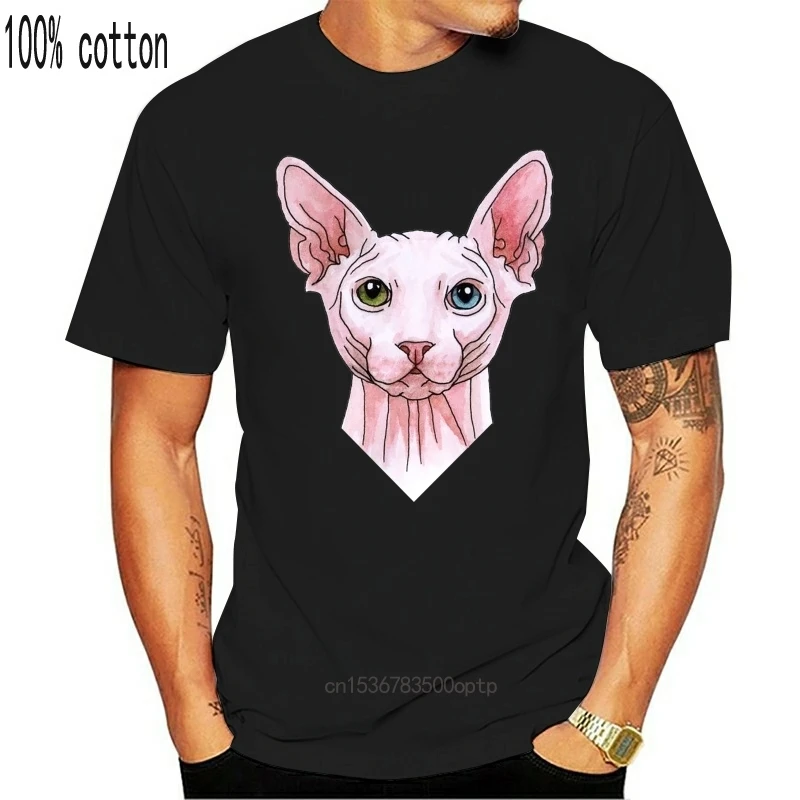 

Кроп-Топ женский с принтом сфинкса, модная футболка с графическим портретом кошки, пикантная рубашка в стиле Харадзюку, большие размеры, на ...