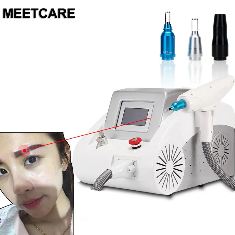 Лазер ND Yag для удаления татуировок аппарат лазерного и бровей с красным