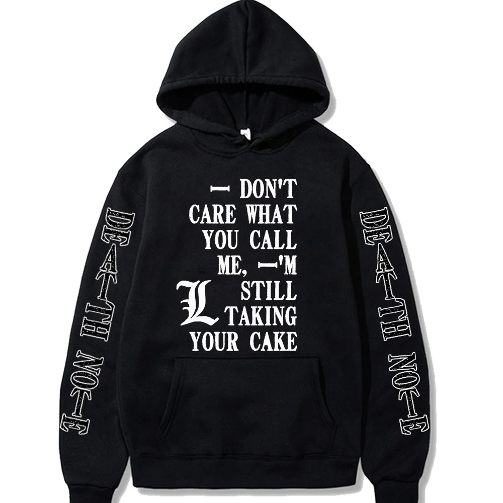 

2021 горячая аниме тетрадь смерти печатных Для мужчин/Женская Повседневное Личность Толстовка с длинными рукавами, для мальчиков детская тол...