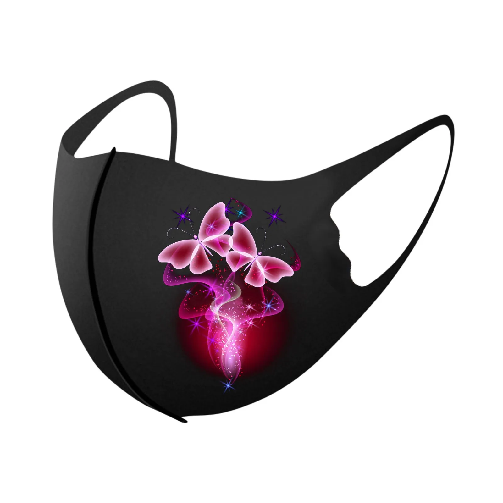 Детская маска для лица с принтом мечты бабочки моющаяся многоразовая косплея |