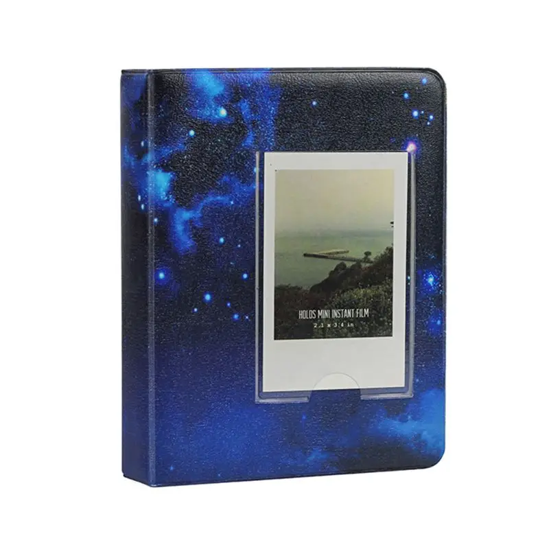 

64 Pockets 3 Inch Starry Sky Photo Book Album For Fujifilm Instax Mini Films 9 8 7s 90 70 25 Name Card Holder