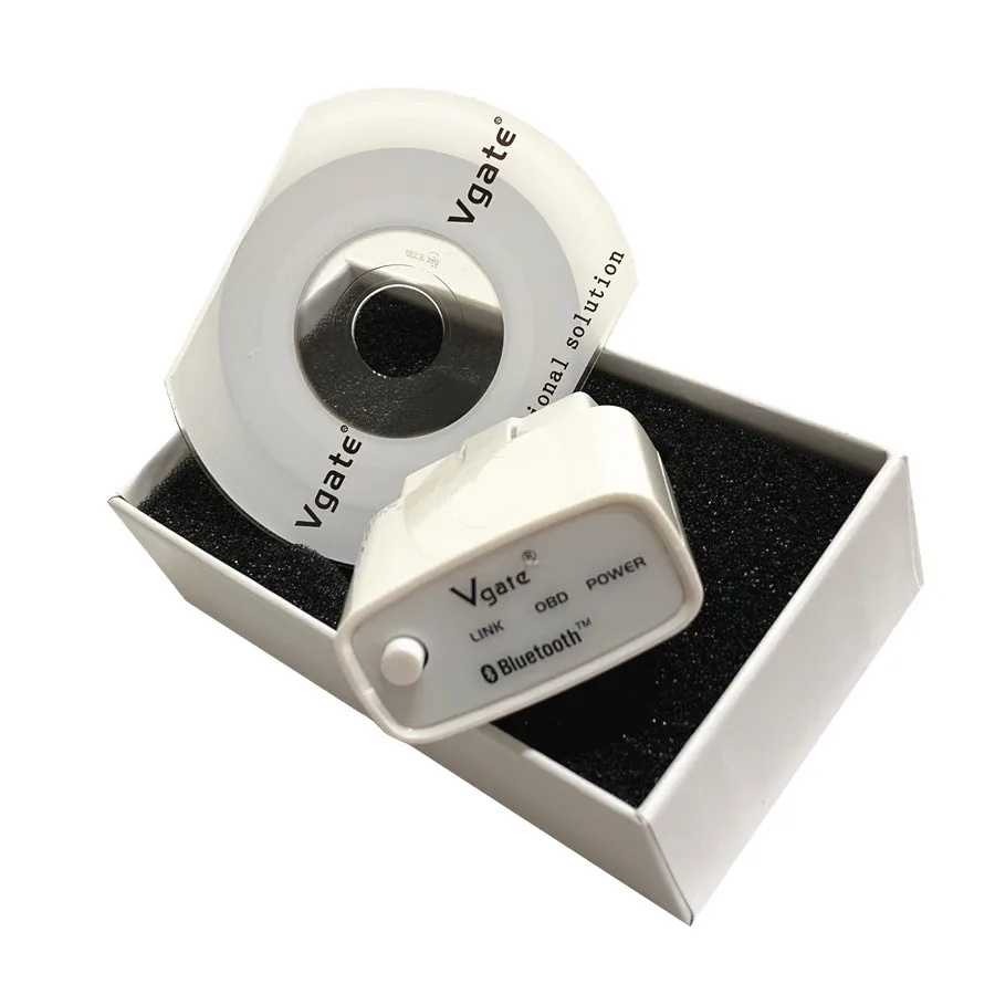 

50pcs/Lot DHL 100% Original Vgate iCar1 Bluetooth v350 ELM327 V2.1 Bluetooth Automotive Scanning Tool ELM 327 Car Code Reader