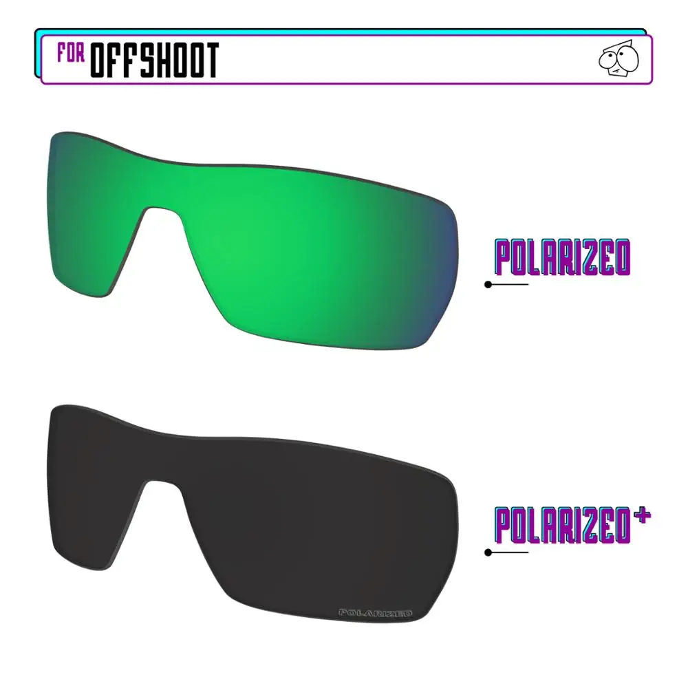 

Ezrelease поляризованные Сменные линзы для-солнцезащитные очки Oakley Offshoot-черный P Plus-зеленый P
