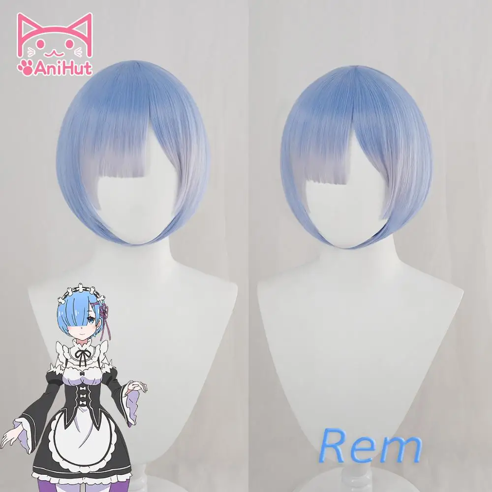 

Парик REM из аниме Re:Zero, жаростойкий, синтетический, синий, для косплея