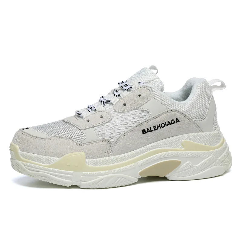 

Sneakers Men Mesh Breathable Running Sport Shoes Unisex Light Soft Thick Sole Hole Couple Shoes Athletic Sneakers Women Shoes