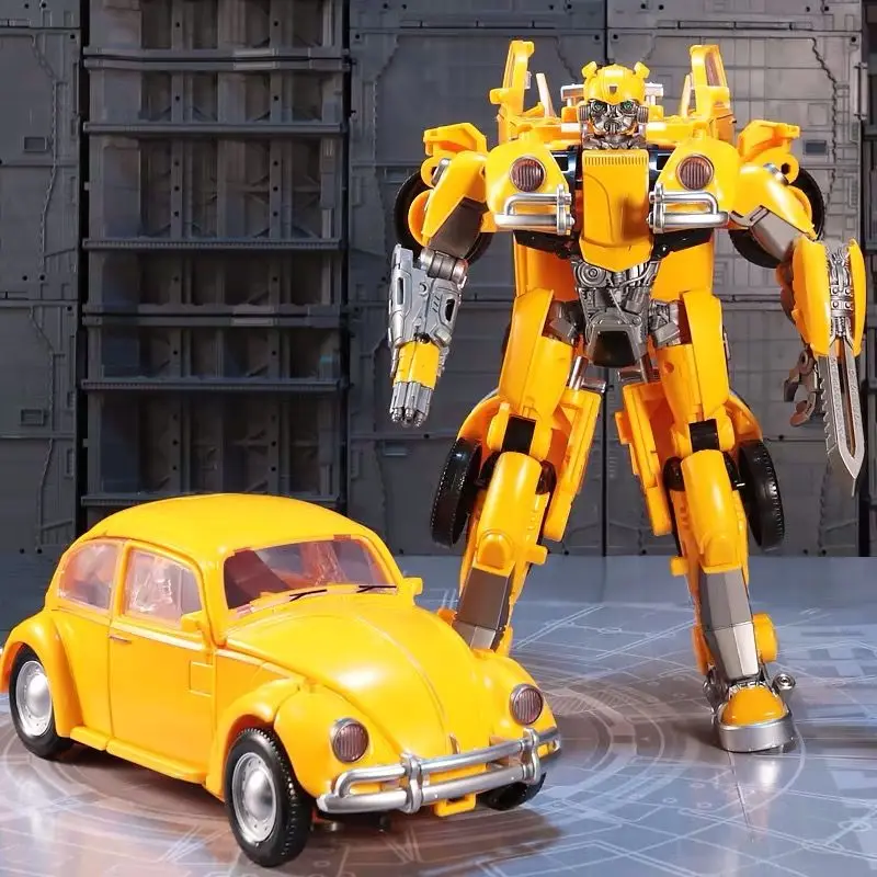 Деформация игрушечный человечек bumblebee beetle сплав фильм ребенок автомобиль робот модель рука - Цвет: 28cm