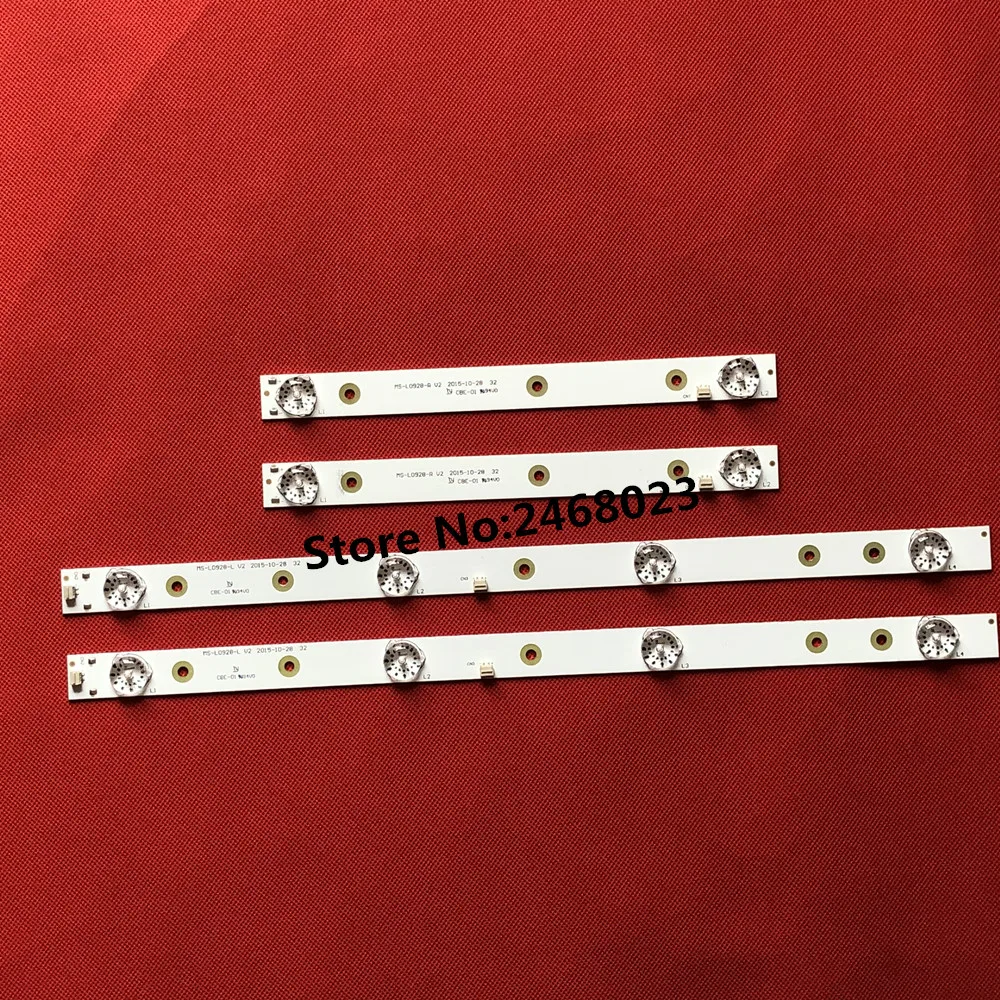 20pcs LED Backlight Strips for AKAI AKTV3221 MS-L0928-L/R 32LED38P 32HD340 Smart JS-D-JP3220-041EC E32F2000 D32-0A35 | Освещение