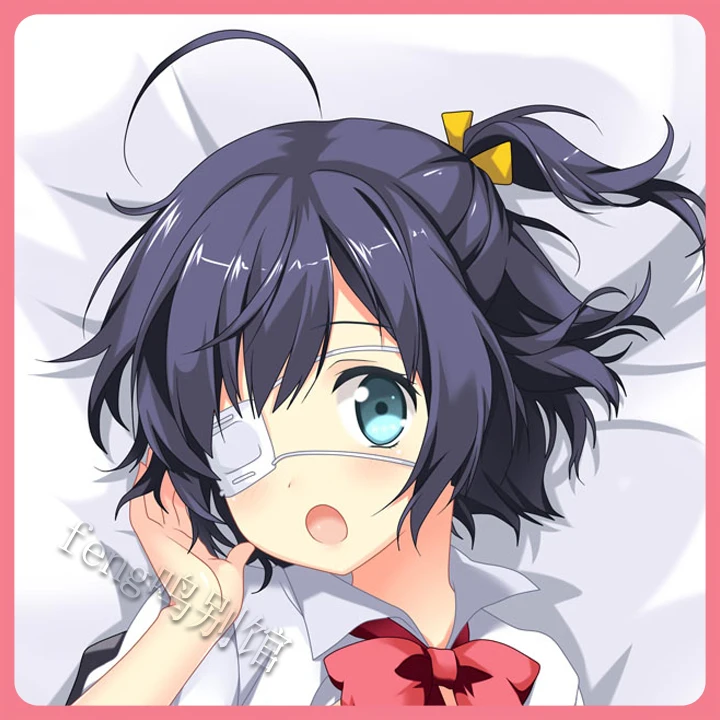 

Anime Love, Chunibyo & Other Delusions Takanashi Rikka Dakimakura 2WAY Hugging Body Pillow Case Cosplay Game Cushion Cover FMBG