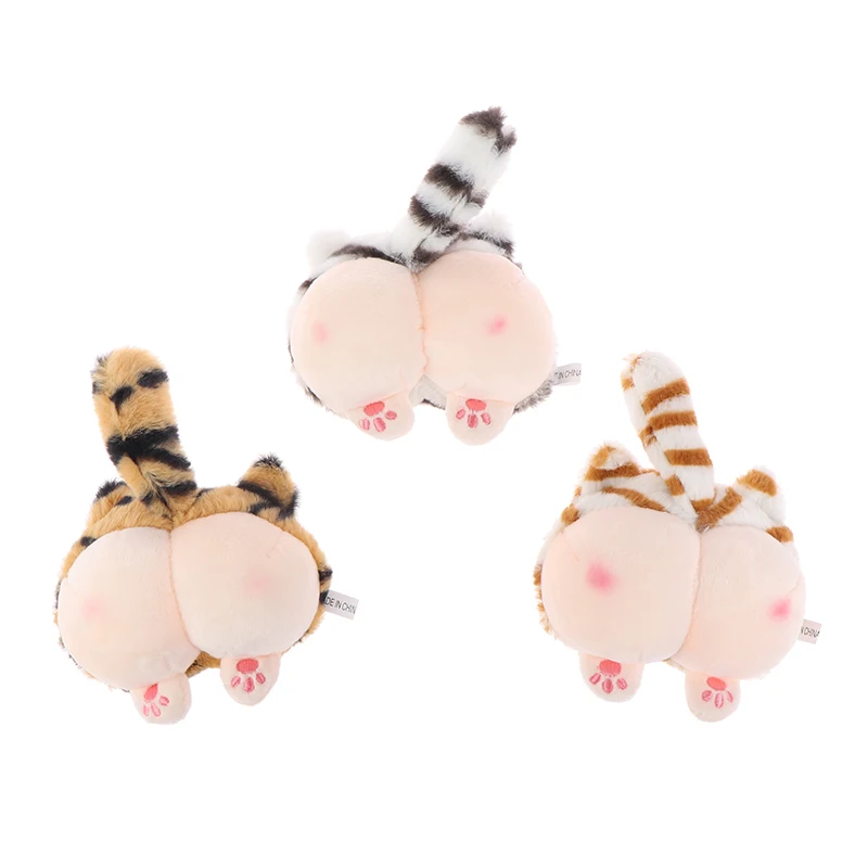 Kawaii плюшевый брелок забавная корги кот ягодицы мягкие игрушки заполненные