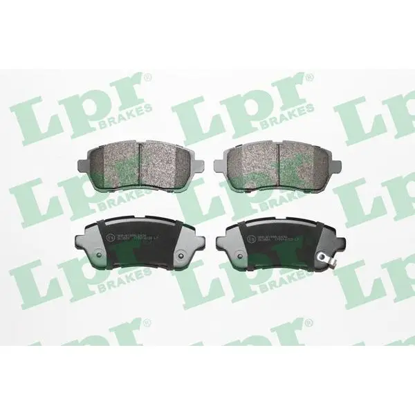 Brake pads FORD FIESTA 08-/MAZDA 2 07 front LPR 05P14 |