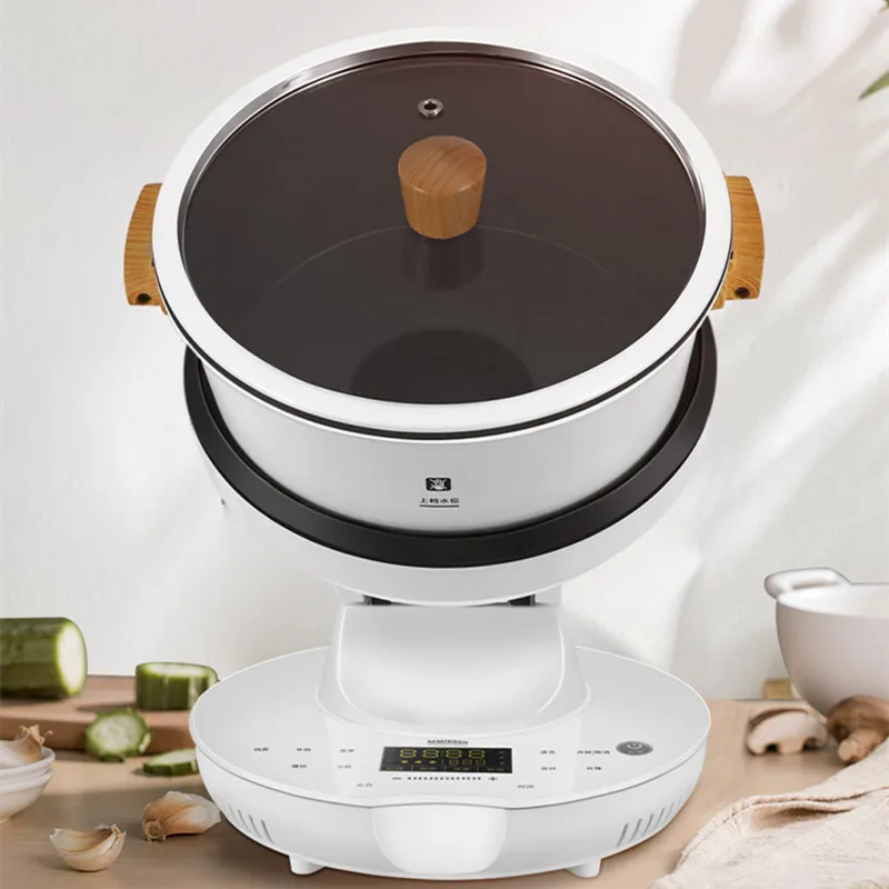 220V Kitchen Robot Household Automatic Cooking Multifunctional Intelligent Electric Frying Pan 8L Maching CS260B | Бытовая техника