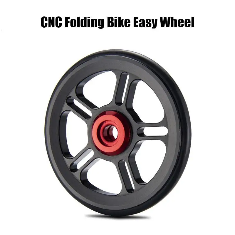 

Bolany Folding Bike Easy Wheel Bicycle Accessories Aluminum Alloy Folding Bike Push Training Wheels Bicycle Accessories