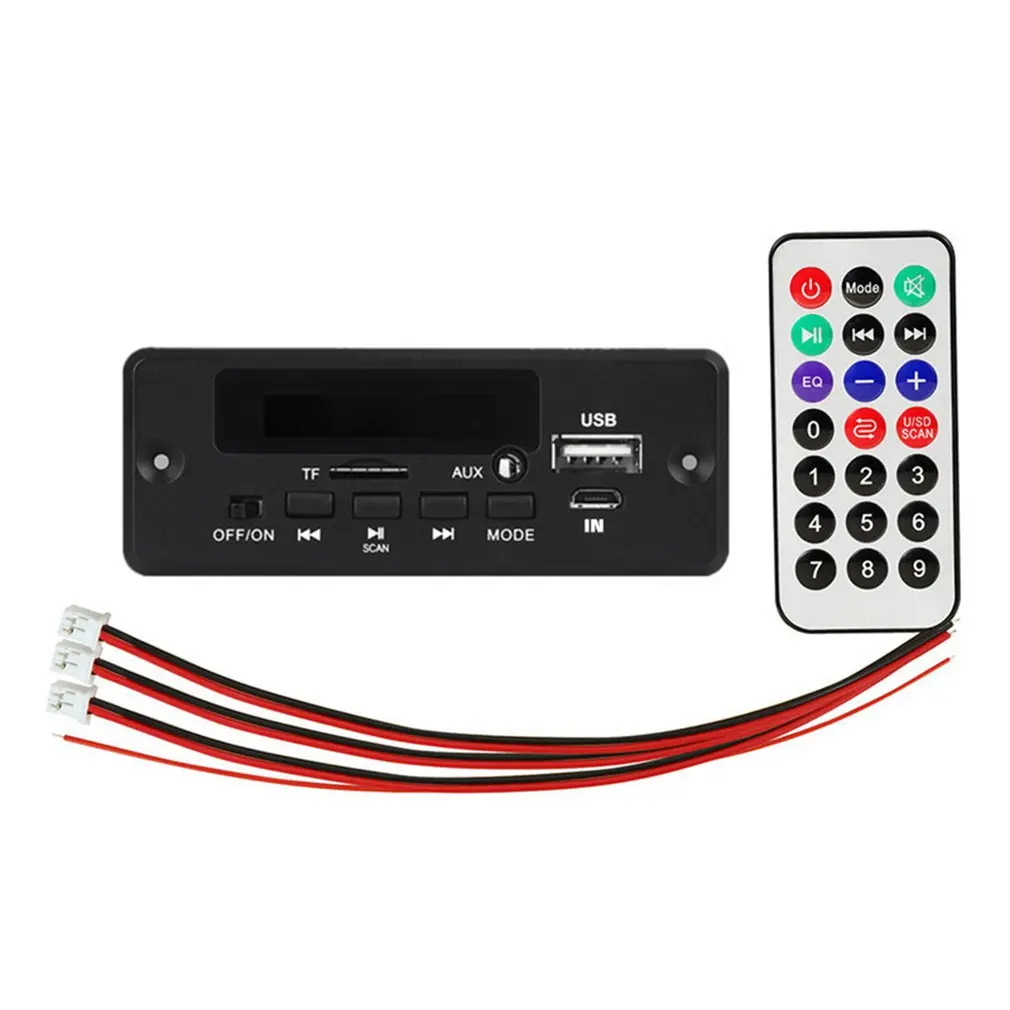 

Decoder Board 12V With Power Amplifier MP3 Decoder Board With Recording Call Lossless Mainboard With Wireless