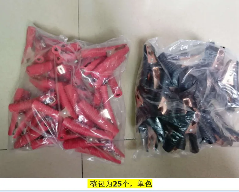 C opper позолоченный зажим для автомобильного аккумулятора соединительный провод