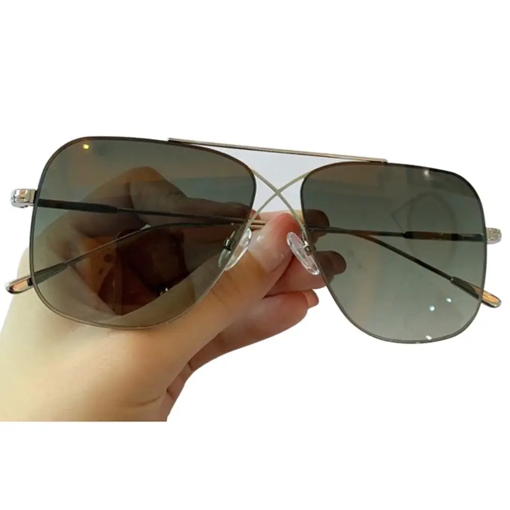 

Женские квадратные солнцезащитные очки большого размера 2020, высококачественные брендовые модные зеркальные солнцезащитные очки UV400 С опра...